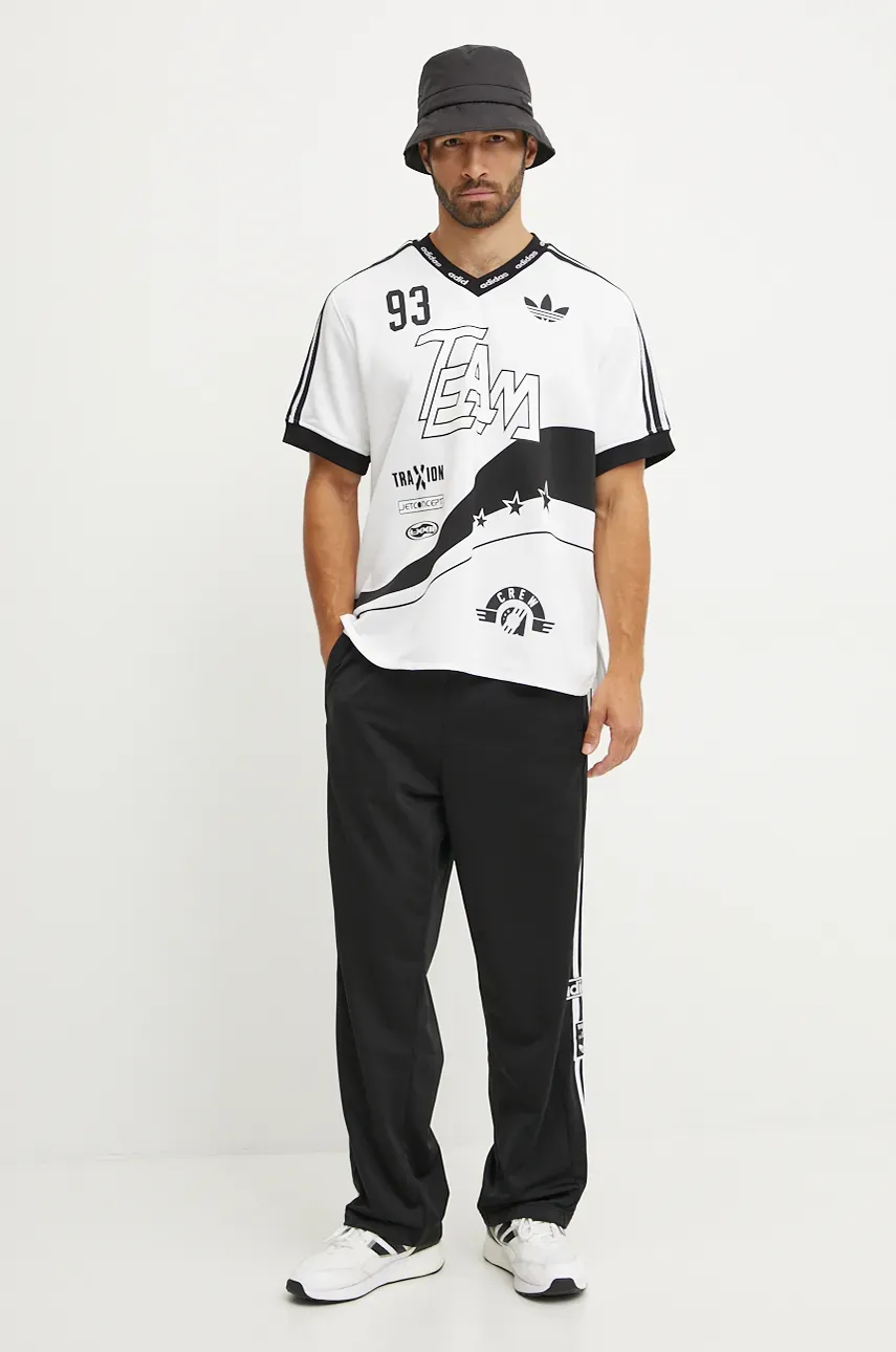 Спортивные штаны adidas Originals Adibreak цвет чёрный с аппликацией IW3482 Спортивные штаны adidas Originals Adibreak цвет чёрный с аппликацией IW3482