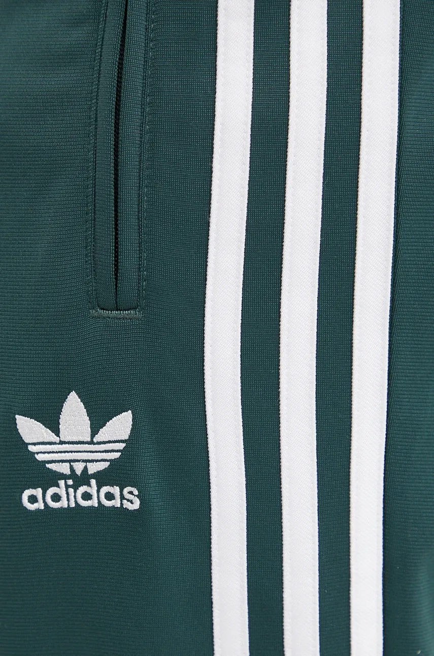 Hlače Adidas Originals Adicolor Classics Firebird Za Muškarce, Boja: Zelena, S Uzorkom, IY9899