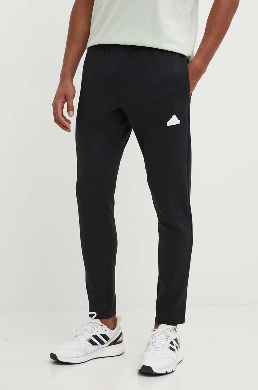 adidas pantaloni de trening Future Icons culoarea negru, cu imprimeu, JI6323