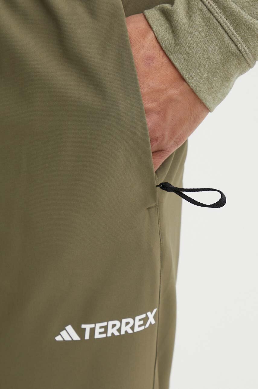 Штани outdoor adidas TERREX Liteflex колір зелений IQ3510 