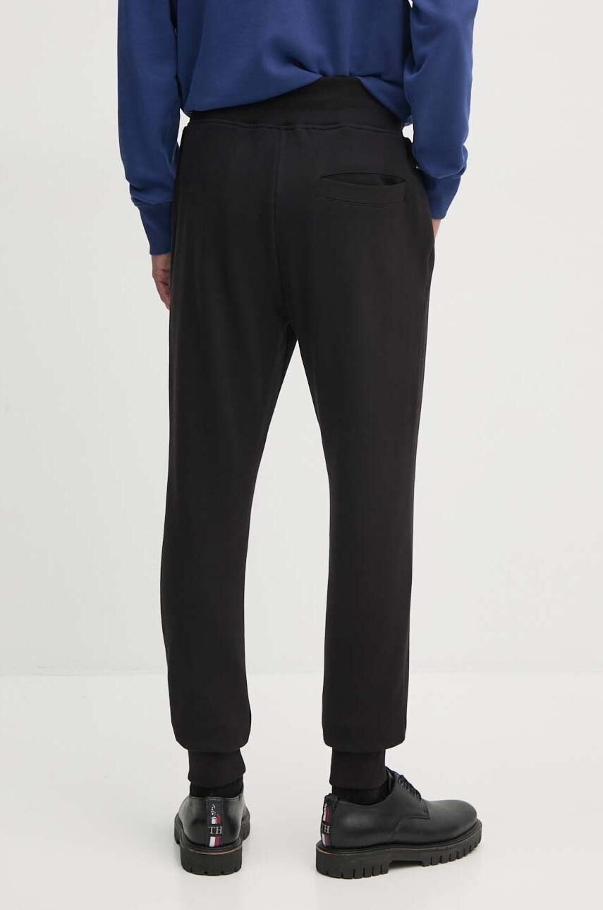 Бавовняні спортивні штани Versace Jeans Couture колір чорний однотонні 77GAA3B0 F0002 