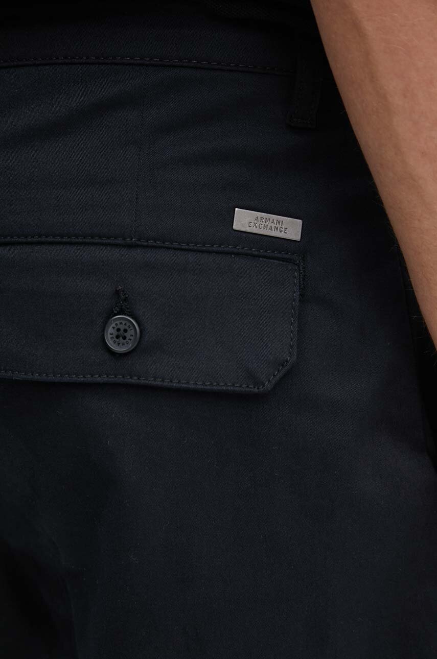 Штани Armani Exchange чоловічі колір чорний 6DZP23 ZN4TZ 