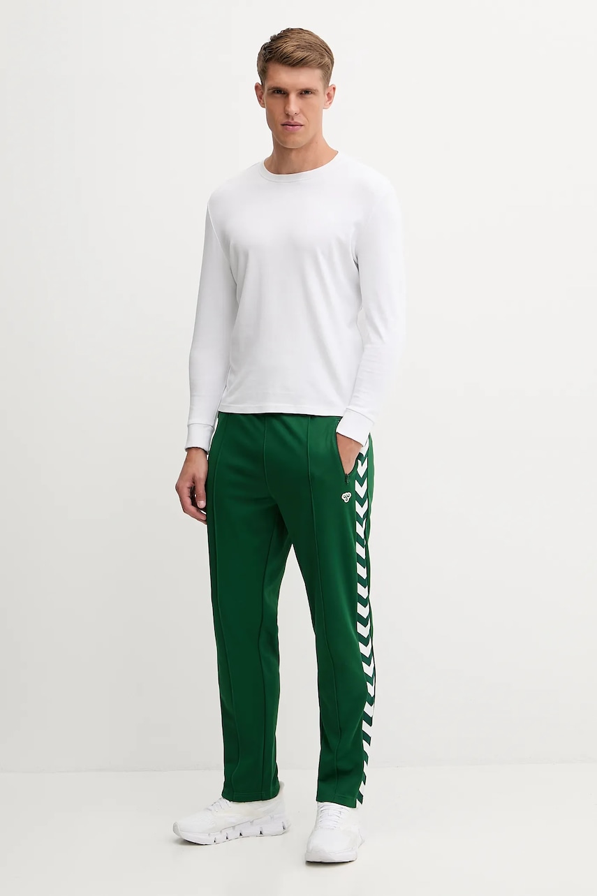Спортивные штаны Hummel цвет синий узор 225252 Спортивные штаны Hummel цвет синий узор 225252