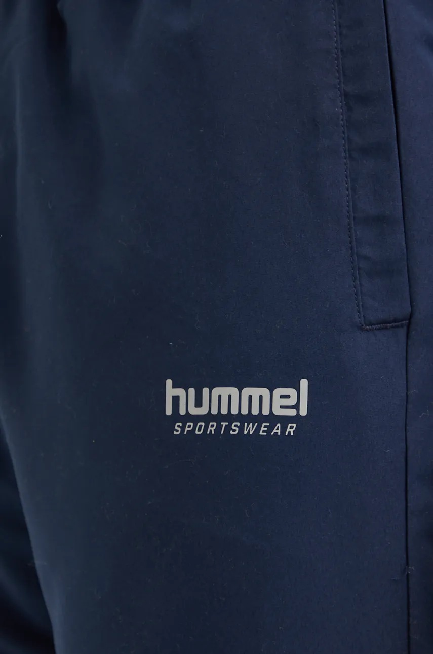 Спортивні штани Hummel колір синій однотонні 226089 