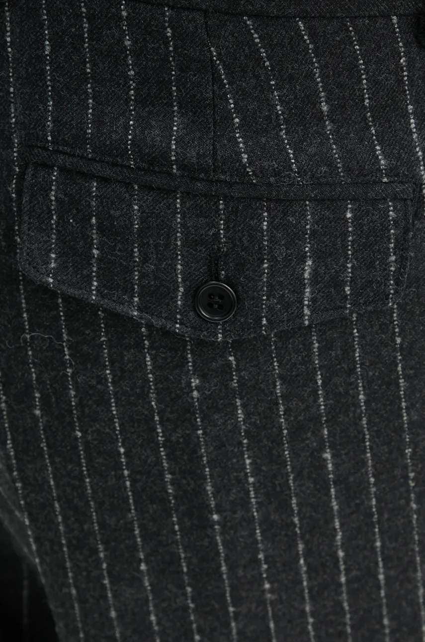 Παντελόνι από μείγμα μαλλιού Sunflower χρώμα: γκρι, 4156 φωτογραφία