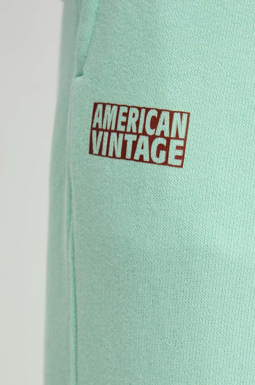 Παντελόνι φόρμας American Vintage χρώμα: τιρκουάζ, MIZU05BH24 φωτογραφία