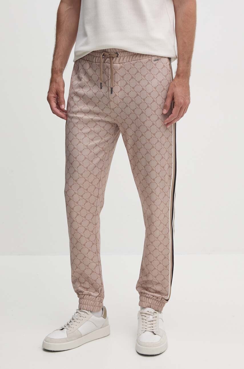 Joop! pantaloni de trening culoarea bej, modelator, 30042916