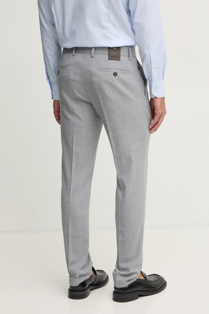Joop! nadrág gyapjú keverékből szürke, chino, 30043726 termék 2. képe