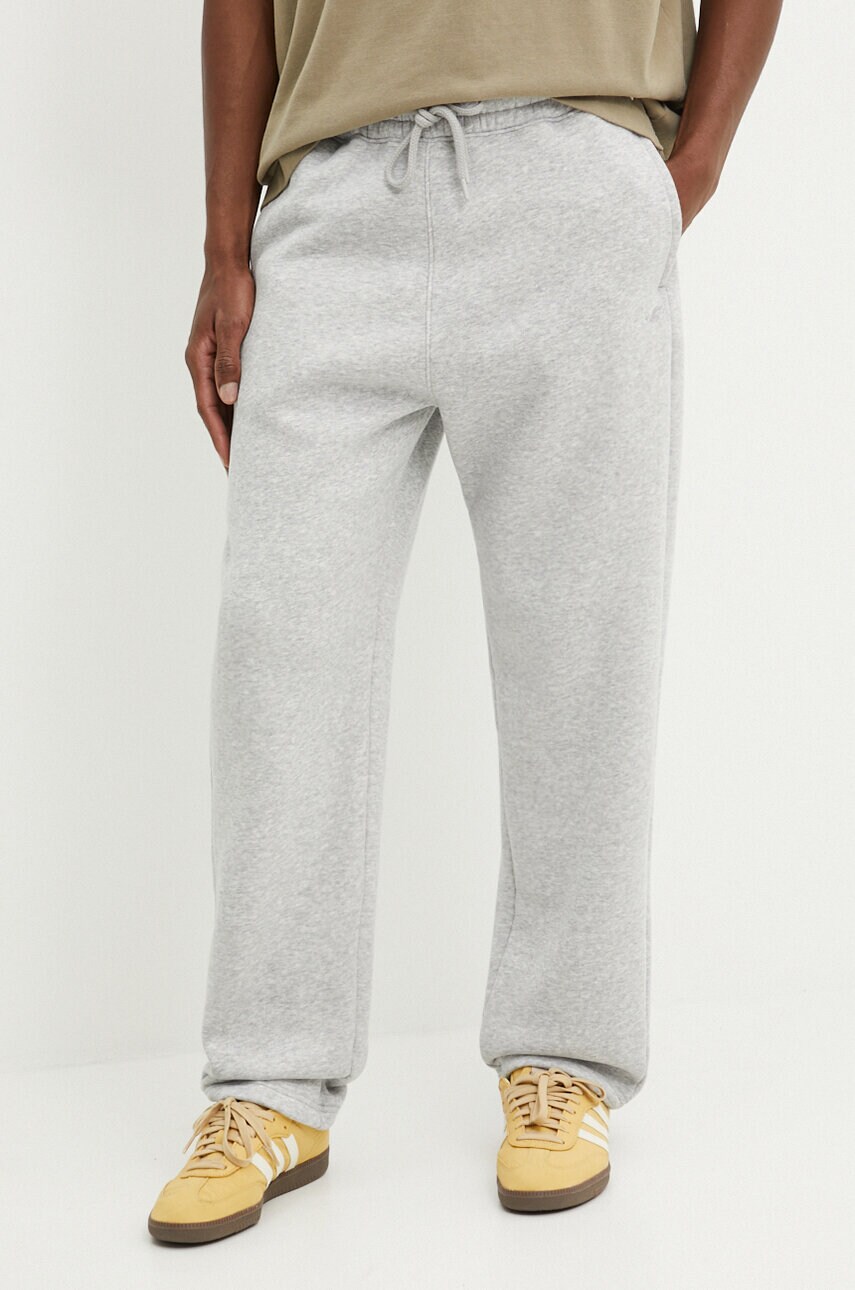 Hollister Co. pantaloni de trening culoarea gri, melanj, KI334-4080