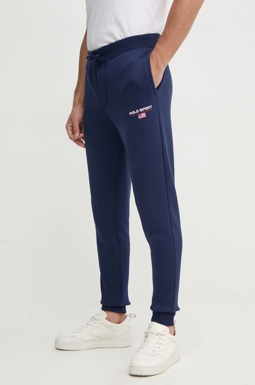 

Спортен панталон Polo Ralph Lauren в тъмносиньо с изчистен дизайн 710949930, Тъмносин
