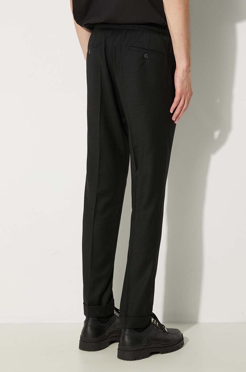 Paul Smith gyapjú nadrág fekete, egyenes, M1R-921T-N00109 termék 2. képe