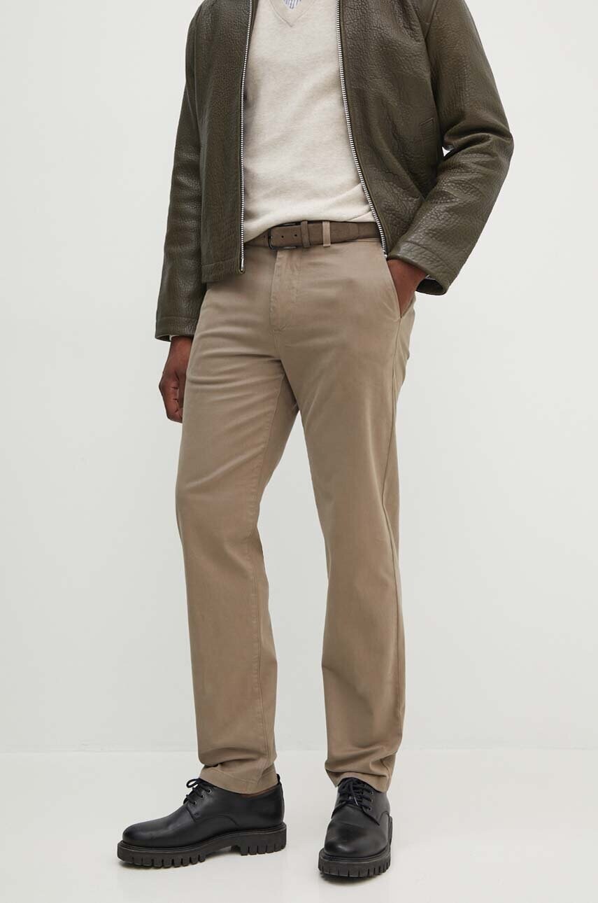 Gant pantaloni barbati, culoarea maro, drept, 1505231
