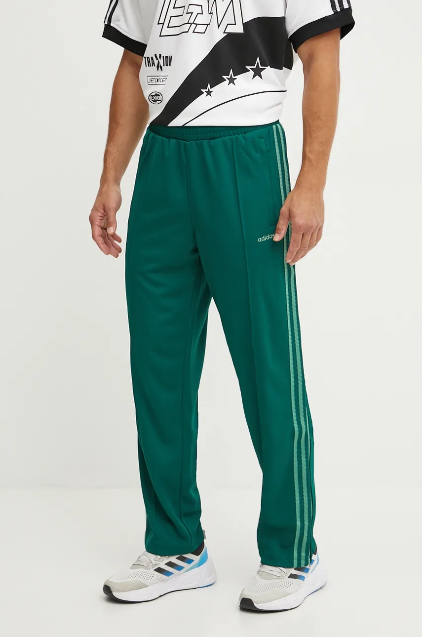 adidas Originals pantaloni de trening culoarea verde, modelator, IX9627