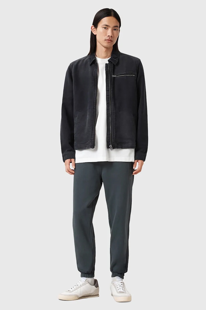 AllSaints pantaloni de trening din bumbac RAVEN SWEATPANT culoarea negru, uni, M031TA