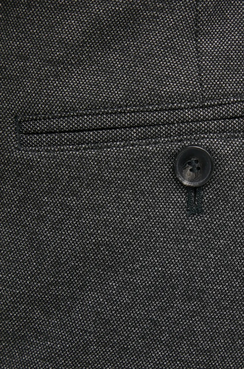 Штани Karl Lagerfeld чоловічі колір сірий облягаючі 544040.255056 