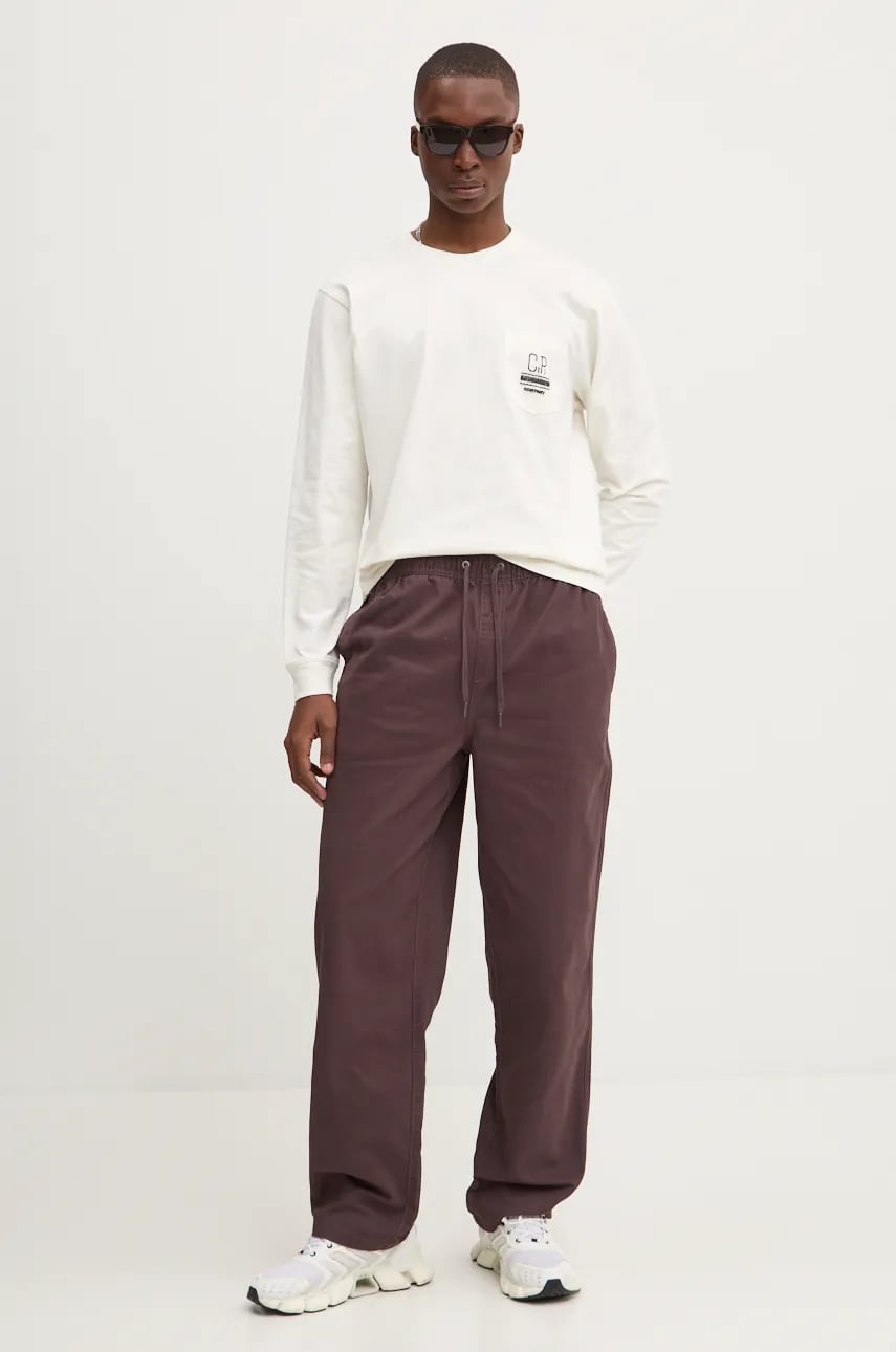 Хлопковые брюки Billabong Larry Twill Pant цвет фиолетовый прямые ABYNP00186 Хлопковые брюки Billabong Larry Twill Pant цвет фиолетовый прямые ABYNP00186
