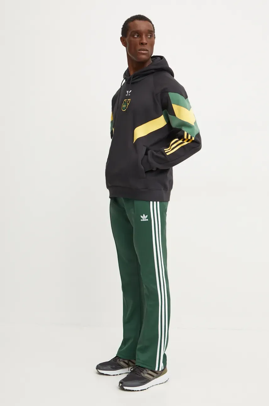 Спортивные штаны adidas Originals 70S Track Pant цвет зелёный с узором IX5224 Спортивные штаны adidas Originals 70S Track Pant цвет зелёный с узором IX5224
