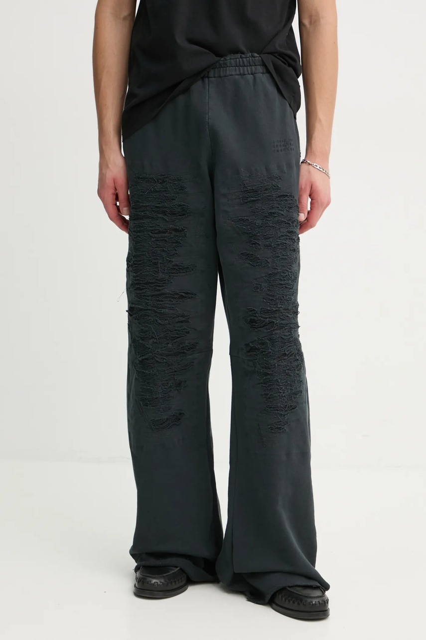 

Спортен панталон MM6 Maison Margiela в черно SH2KA0021.M25004, Черен