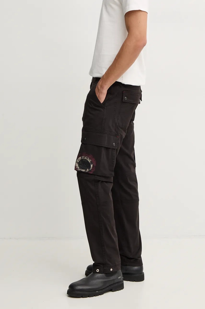 

Панталон Aeronautica Militare в черно с кройка по тялото PA1627CT3398, Черен