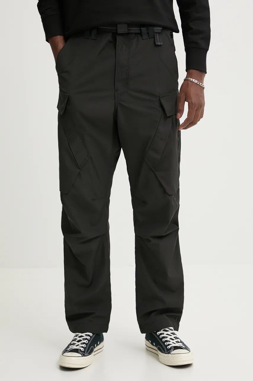G-Star pantaloni bărbați, culoarea negru, drept, D25898-D737