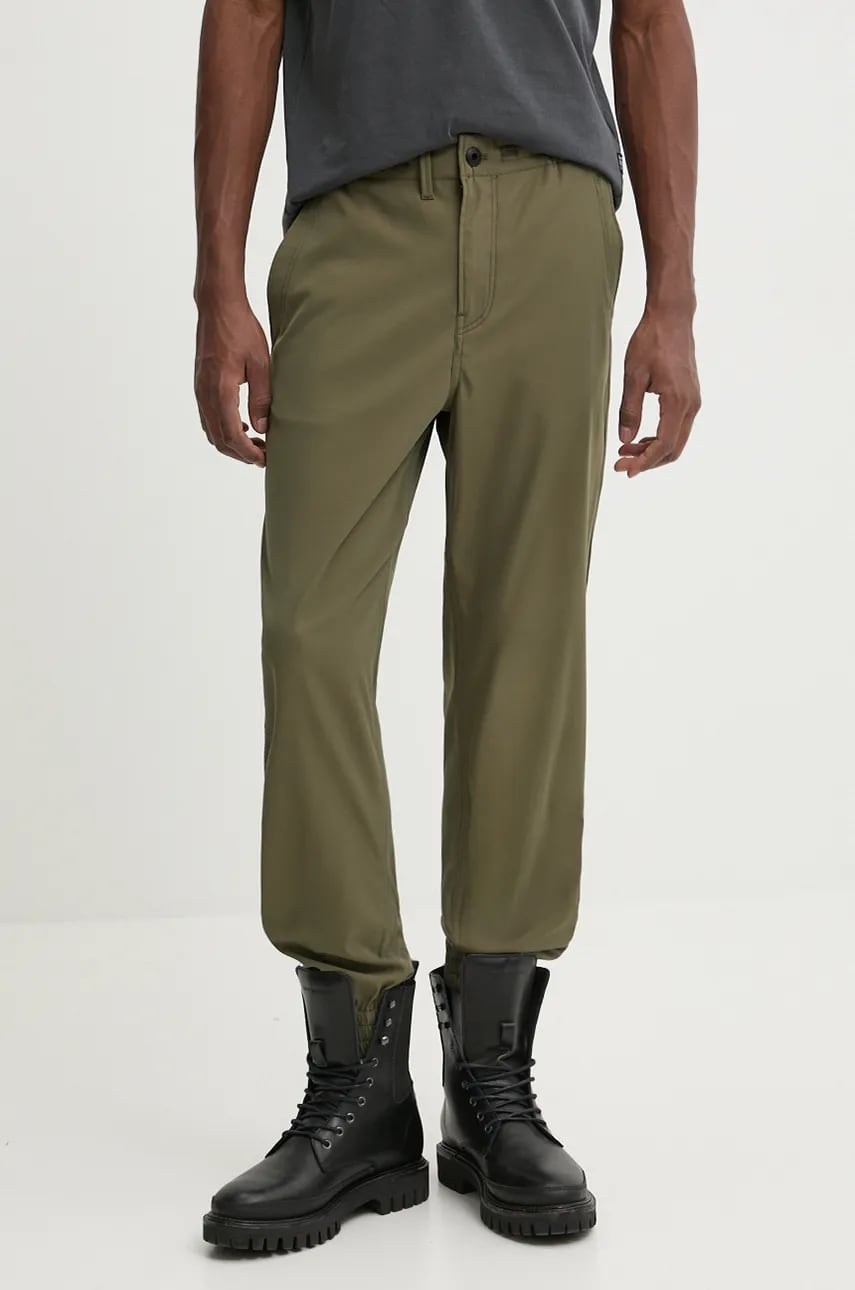 G-Star pantaloni de trening culoarea verde, uni, D25172-D517
