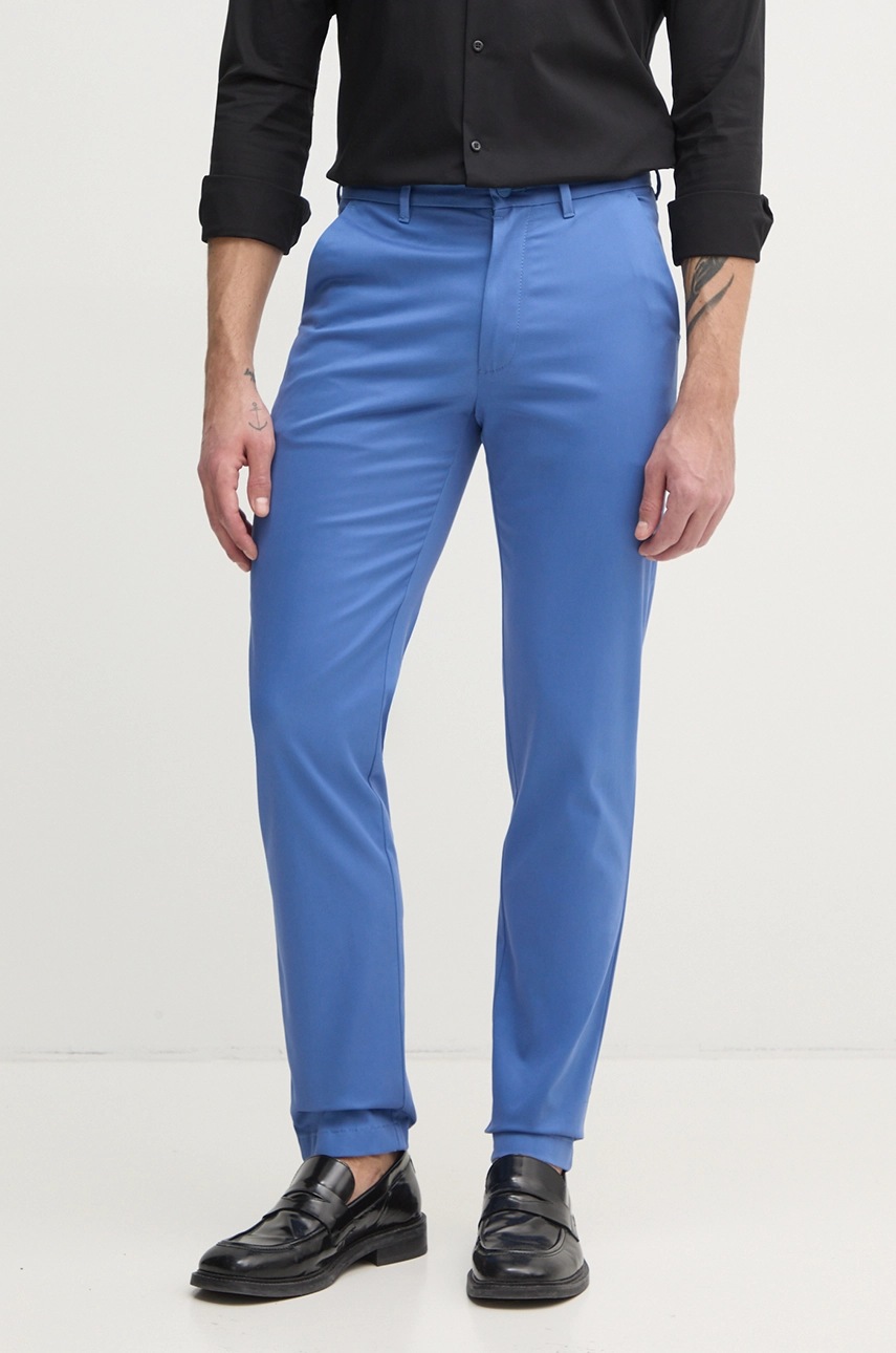 

Панталон Calvin Klein в сиво с кройка по тялото K10K113429, Син