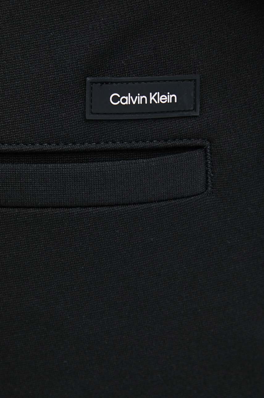 Hlače Calvin Klein Moške, črna Barva, K10K113647