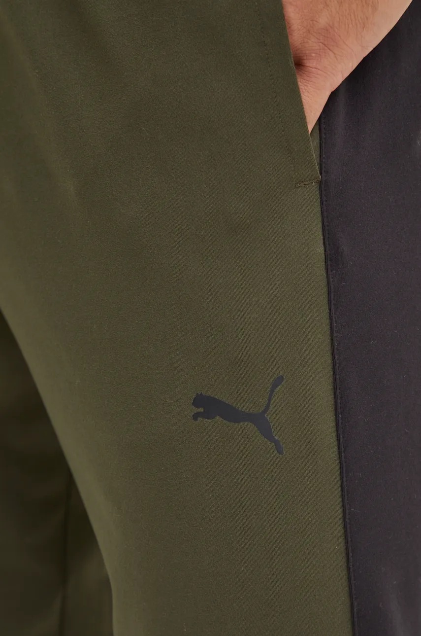Παντελόνι προπόνησης Puma Cloudspun χρώμα: πράσινο, 525717 φωτογραφία