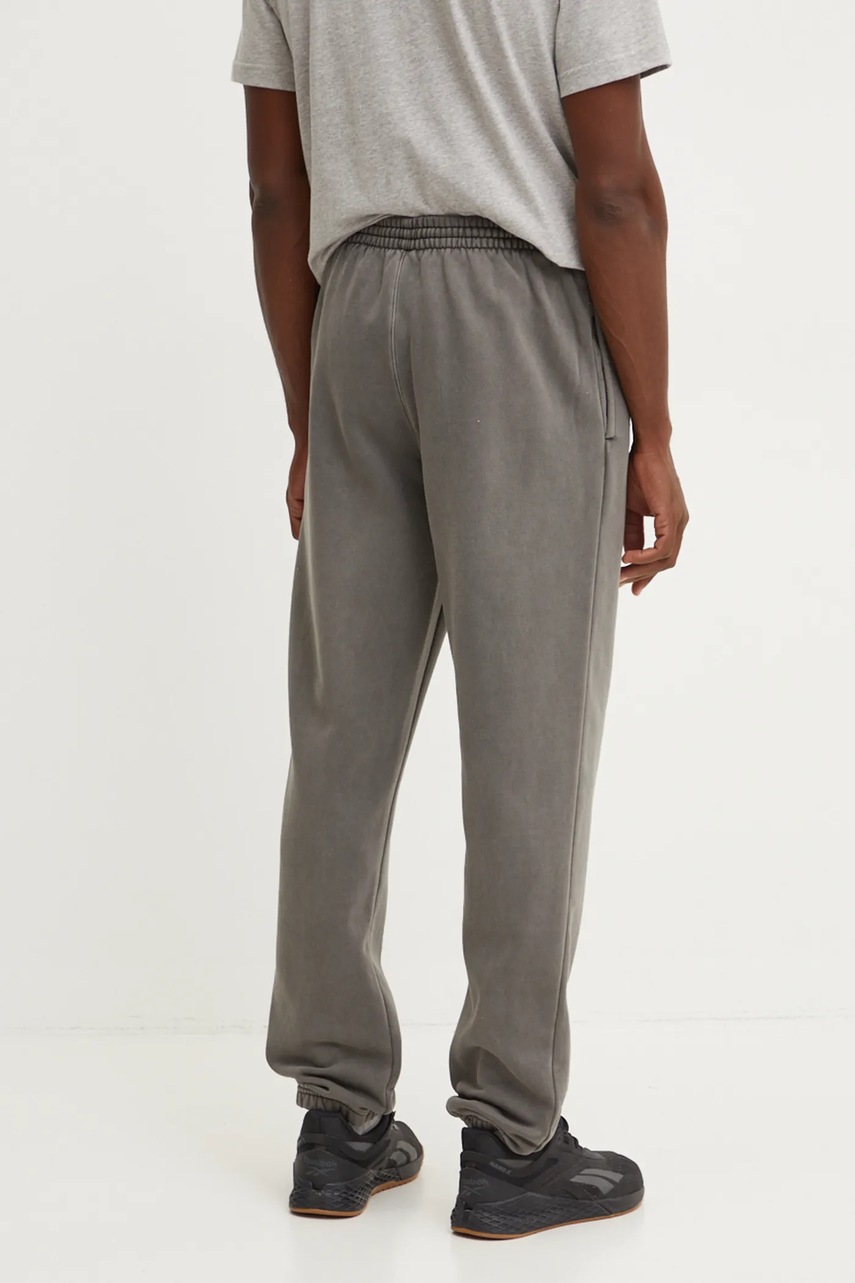 Reebok melegítőnadrág Identity Washed szürke, sima, 100205486 termék 2. képe