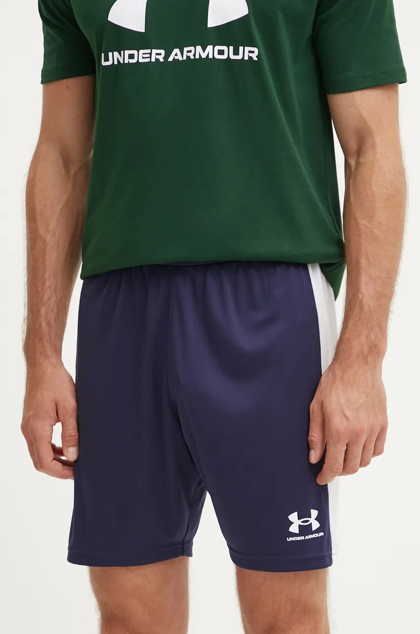 Under Armour pantaloni scurți de antrenament Challenger culoarea albastru marin, 1379507