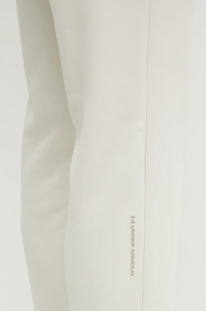 Παντελόνι φόρμας Under Armour Armour Fleece Pro χρώμα: μπεζ, 1386586 φωτογραφία