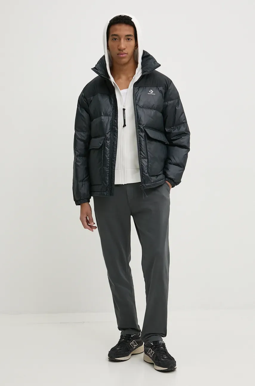 Брюки Tommy Jeans мужские цвет серый облегающие DM0DM20693 Брюки Tommy Jeans мужские цвет серый облегающие DM0DM20693