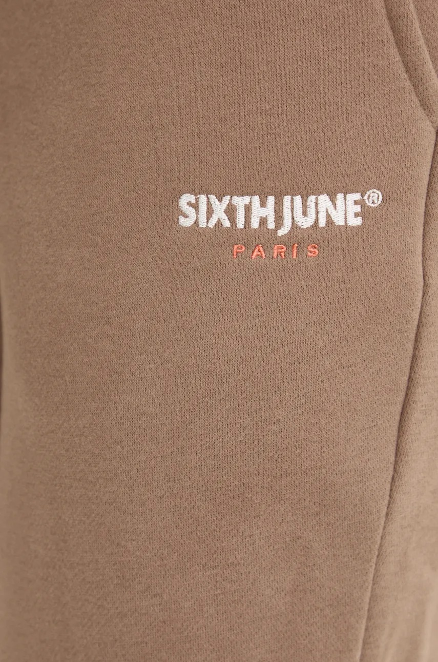 Παντελόνι φόρμας Sixth June χρώμα: μπεζ, 25327 φωτογραφία