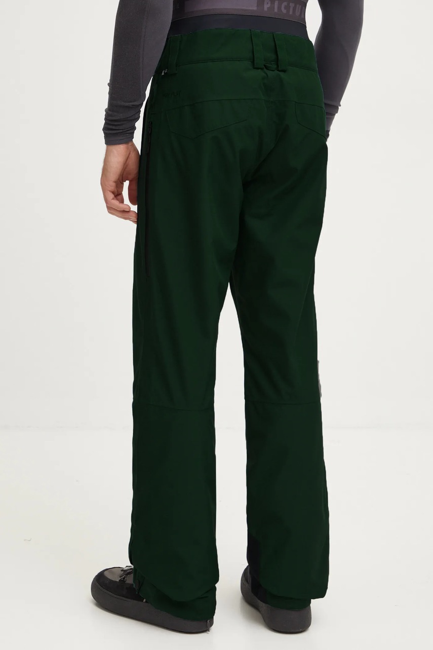 Παντελόνι Picture Object χρώμα: πράσινο, MPT0162 φωτογραφία
