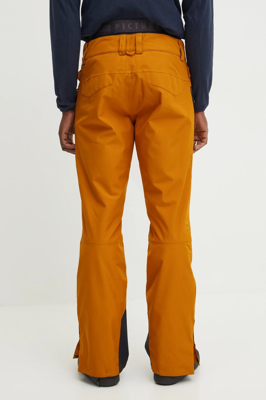 Παντελόνι Picture Object χρώμα: καφέ, MPT0162 φωτογραφία