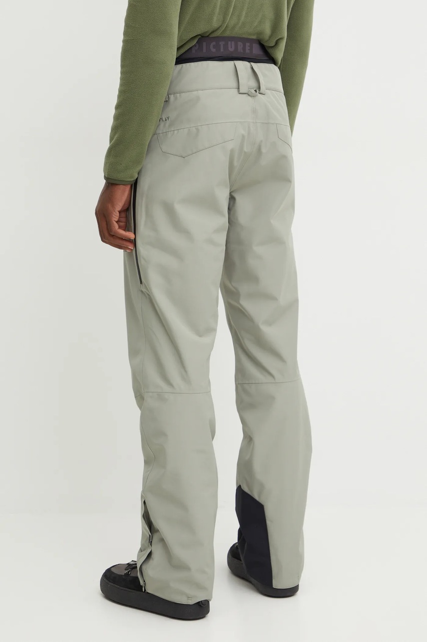 Παντελόνι Picture Object χρώμα: πράσινο, MPT0162 φωτογραφία