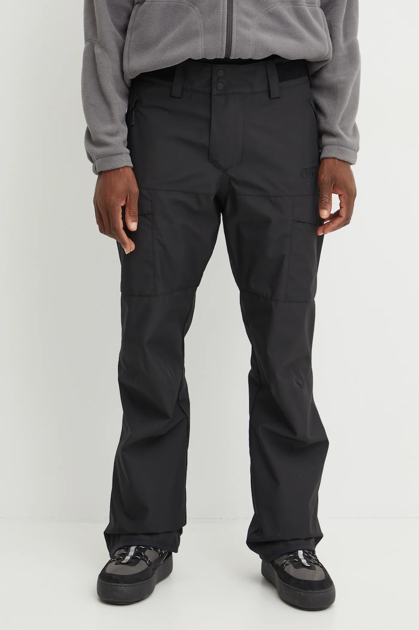 Picture pantaloni Plan culoarea negru, MPT0167 Picture pantaloni Plan culoarea negru, MPT0167