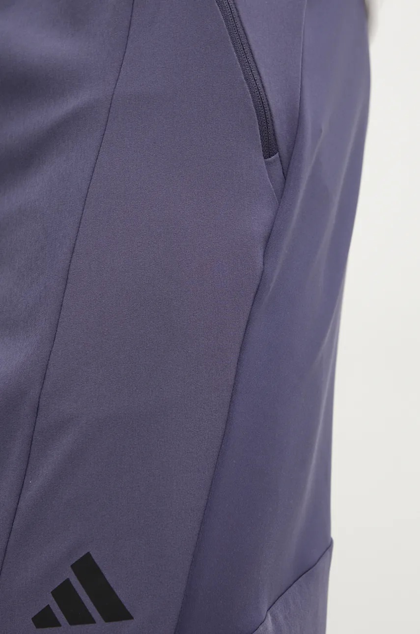 Παντελόνι προπόνησης adidas Performance Designed for Training χρώμα: μπλε, IY1126 φωτογραφία