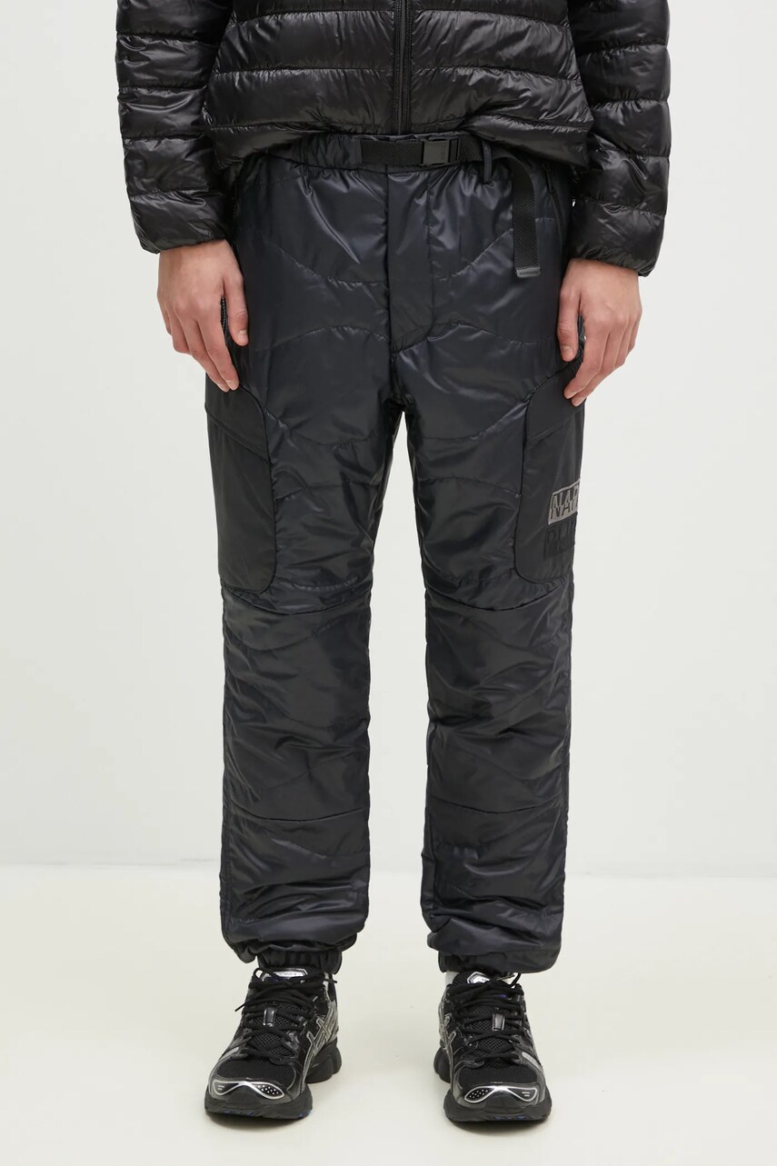 Napapijri pantaloni M-Jaman bărbați, culoarea negru, NP0A4I9F0411