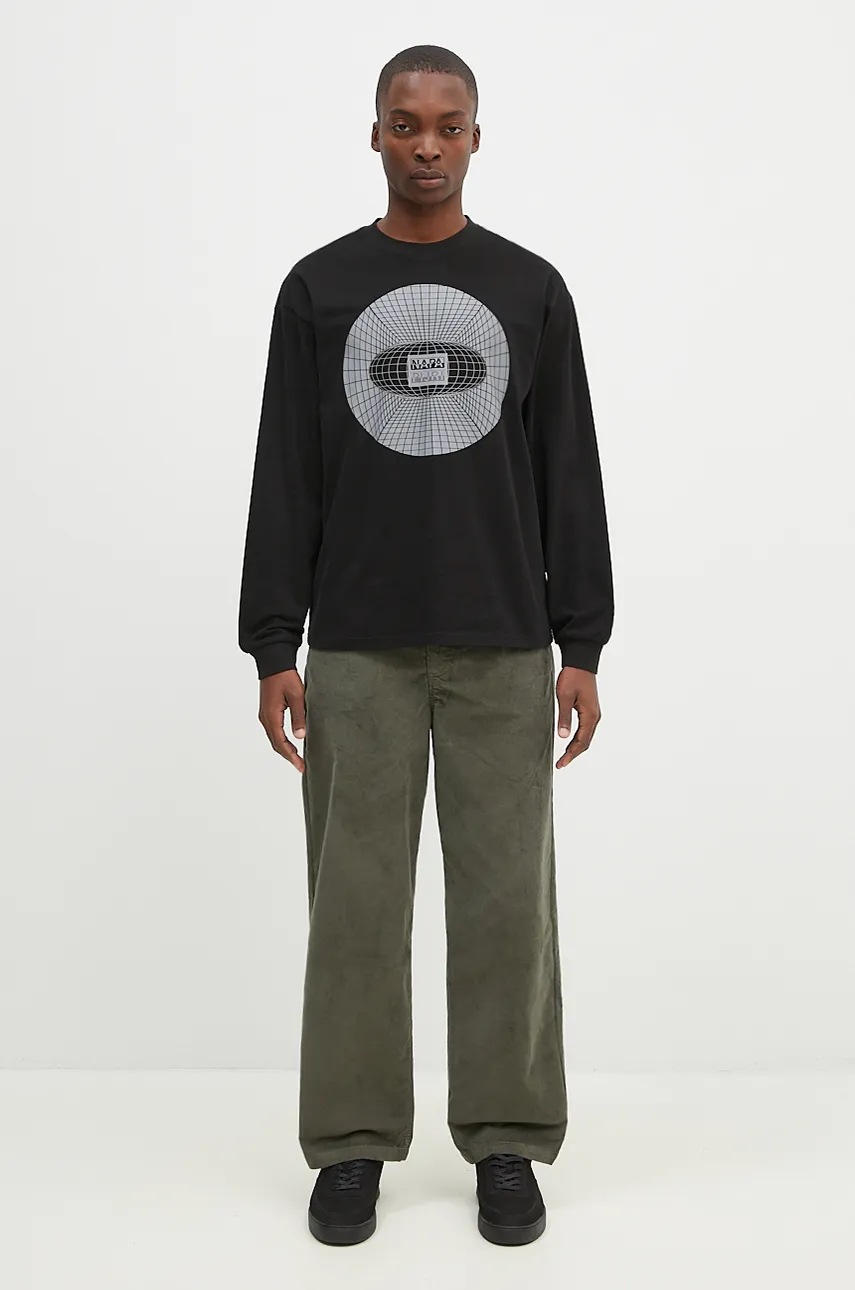 Κοτλέ παντελόνι Norse Projects Ragnar Relaxed Solotex Corduroy Pant χρώμα: πράσινο, N25.0410.8098 φωτογραφία