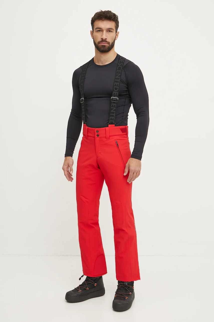 Descente pantaloni de schi Swiss Slim culoarea rosu, DWMYGD43 Descente pantaloni de schi Swiss Slim culoarea rosu, DWMYGD43