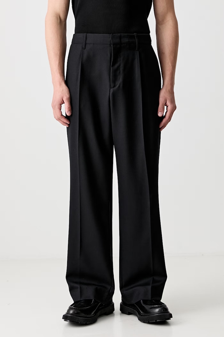 Our Legacy pantaloni de costum pentru bărbați din lână
