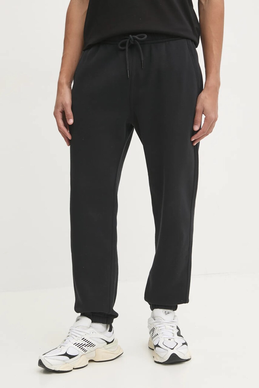 Abercrombie & Fitch pantaloni de trening culoarea negru, neted, KI134-4080