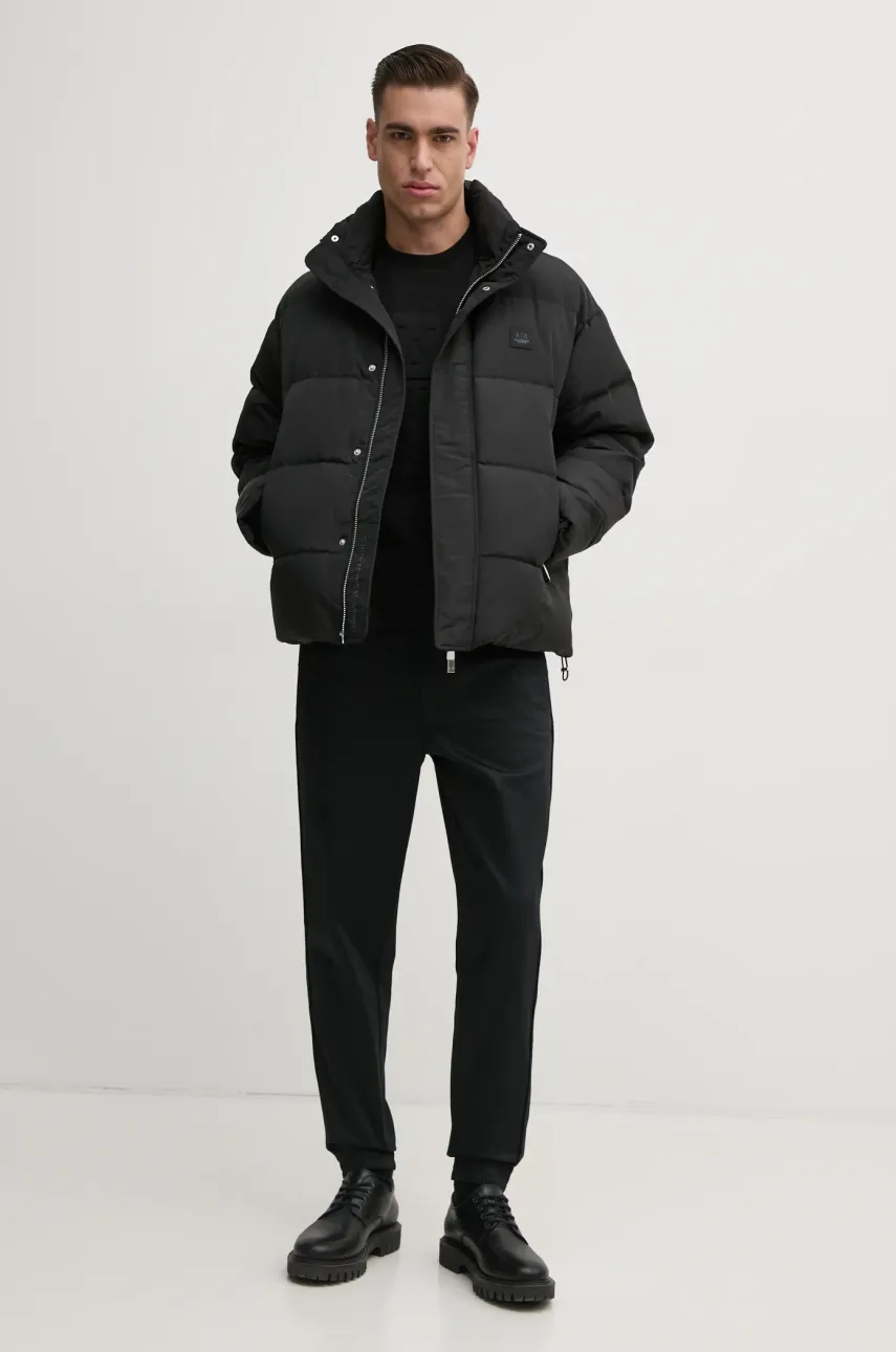 Спортивные штаны Armani Exchange мужские цвет чёрный однотонные XM000039 AF10517 Спортивные штаны Armani Exchange мужские цвет чёрный однотонные XM000039 AF10517