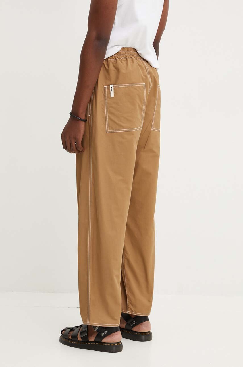 Παντελόνι Sunnei χρώμα: μπεζ, RTWXBOT001 φωτογραφία