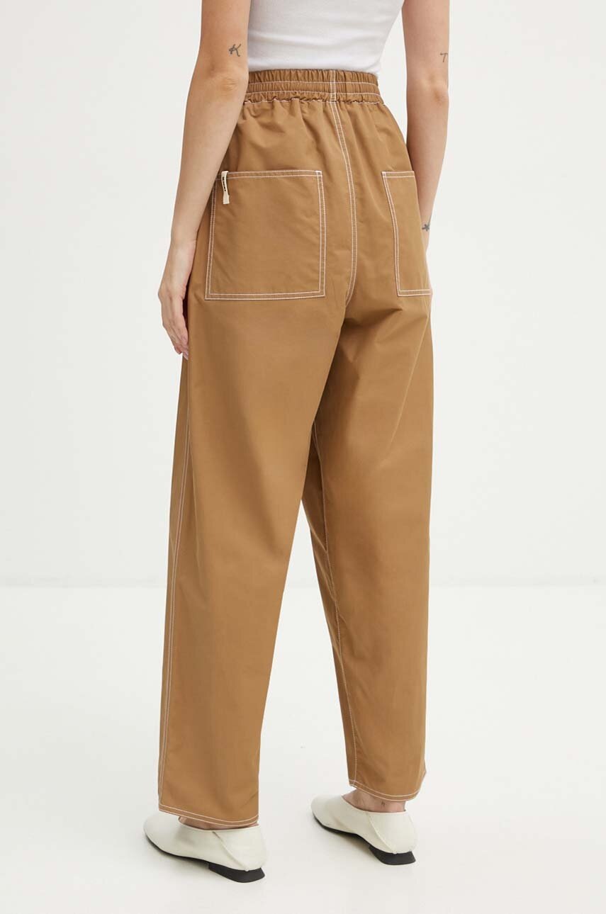 Παντελόνι Sunnei χρώμα: μπεζ, RTWXBOT001 φωτογραφία