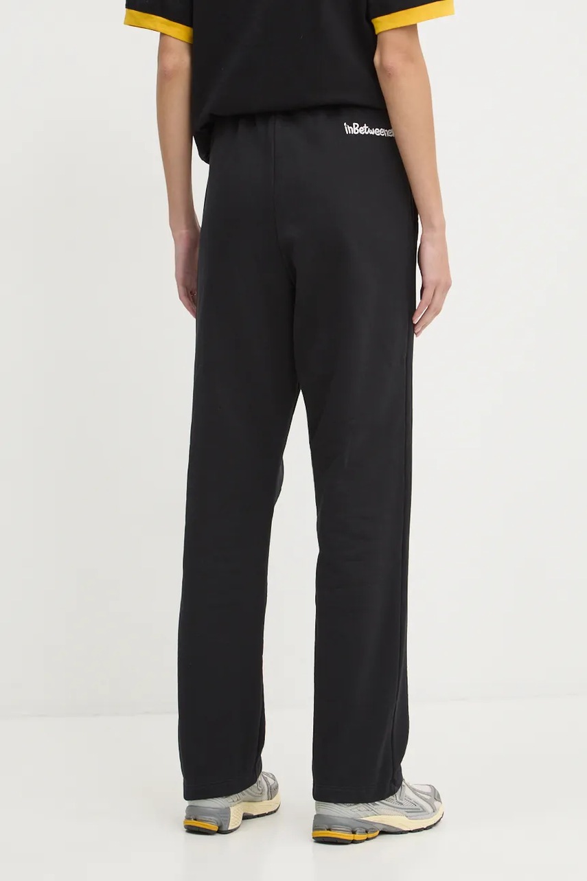 Βαμβακερό παντελόνι Inbetweeners χρώμα: μαύρο, F4TWUAFP051 φωτογραφία