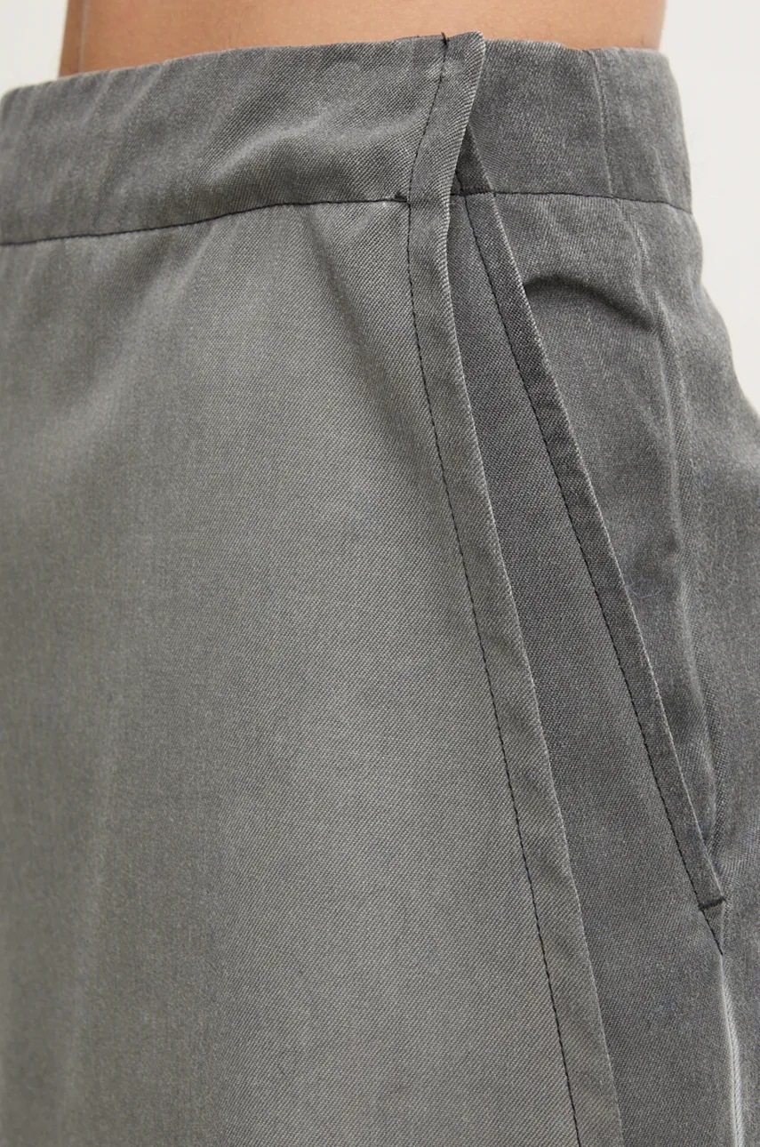 Μάλλινο παντελόνι Sunnei χρώμα: γκρι, RTWXBOT018 φωτογραφία