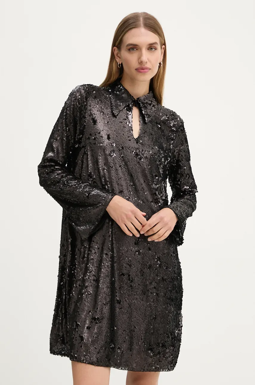 Платье Bruuns Bazaar MoeaBBUriela dress цвет чёрный mini прямое BBW4191 Платье Bruuns Bazaar MoeaBBUriela dress цвет чёрный mini прямое BBW4191