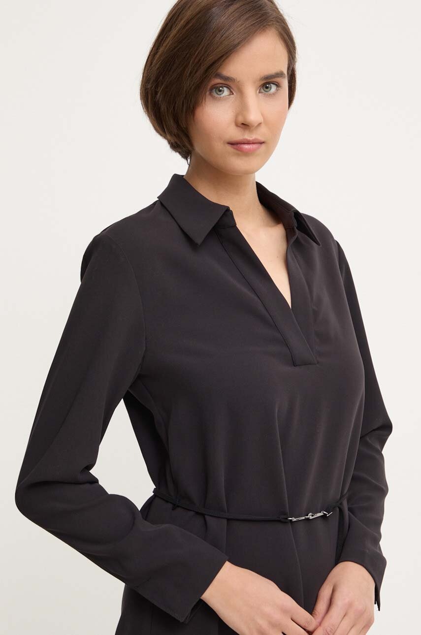 Φόρεμα Calvin Klein χρώμα: μαύρο, K20K207152 φωτογραφία